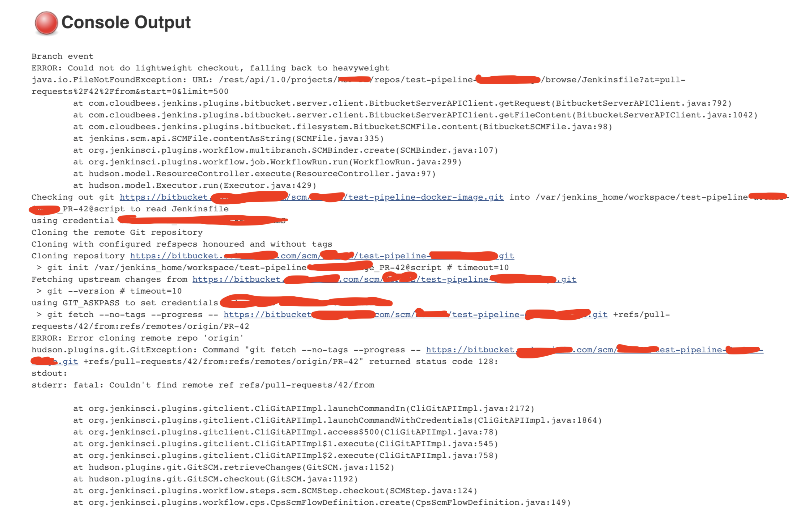 JENKINS 46174 Error Cloning Remote From PR At First Try Jenkins Jira